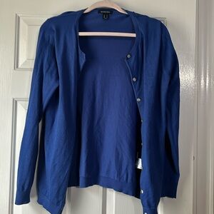 Royal blue cardigan